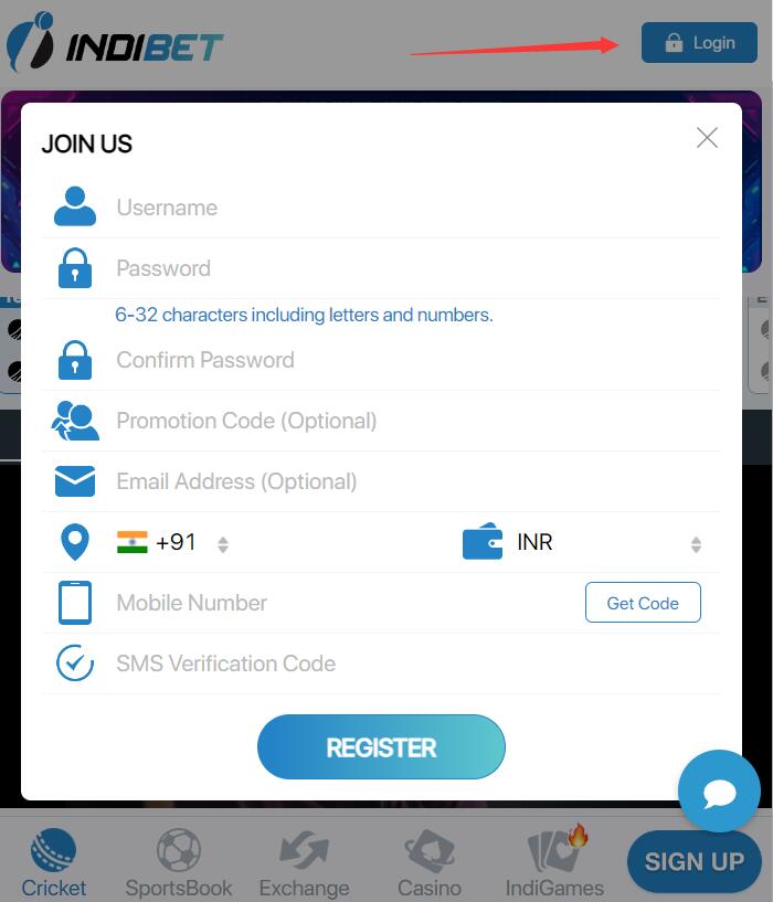 How to Register a New Account at IndiBet