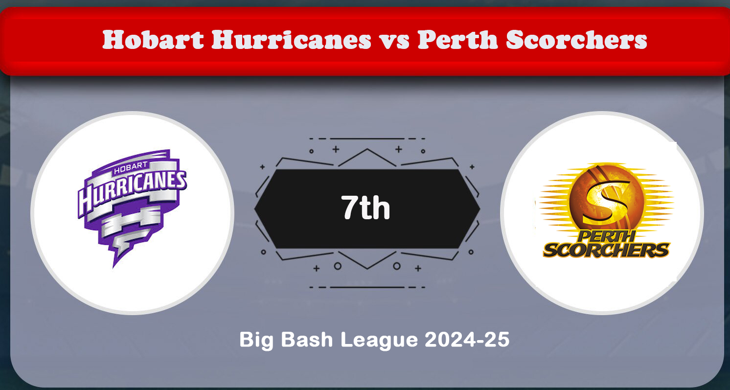 Hobart Hurricanes vs Perth Scorchers, 7th Cricket Match – Preview & Prediction