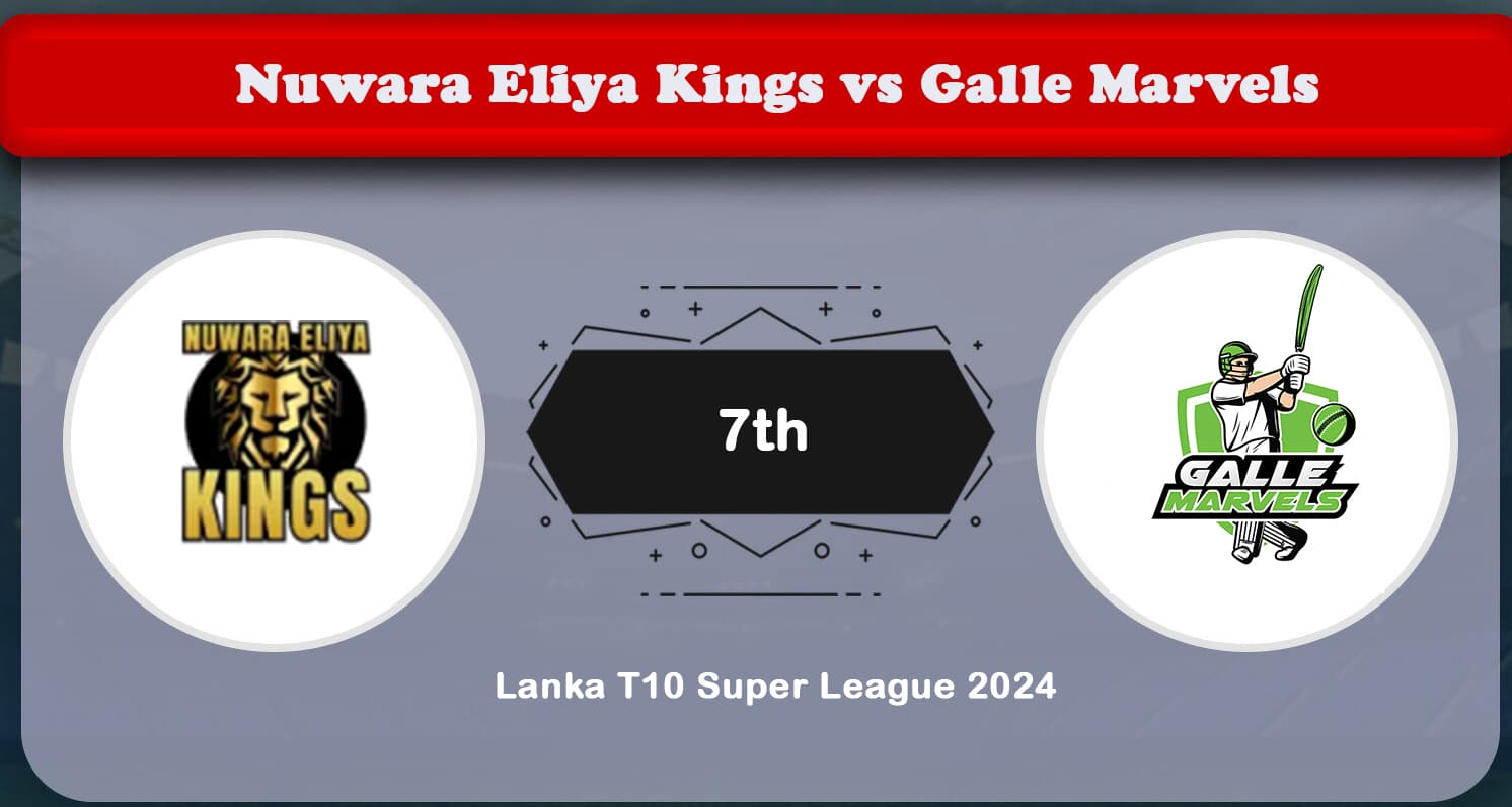 Nuwara Eliya Kings vs Galle Marvels: 7th Match Preview & Prediction | Lanka T10 Super League 2024