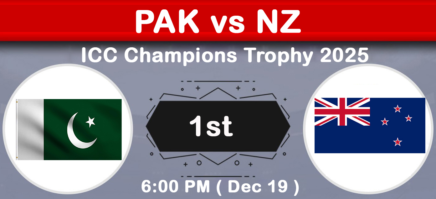 PAK vs NZ, ICC Champions Trophy 2025: Match Preview & Prediction