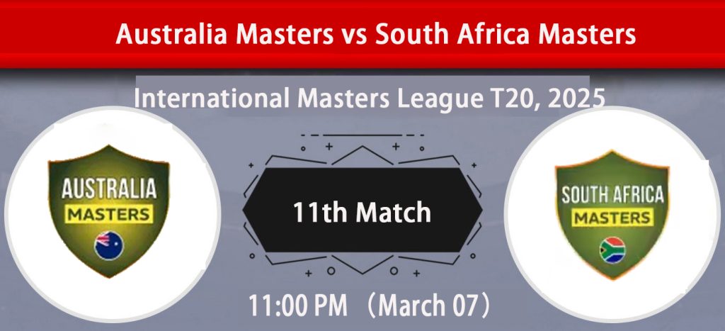 Australia Masters vs South Africa Masters