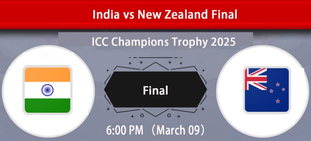 India vs New Zealand Final